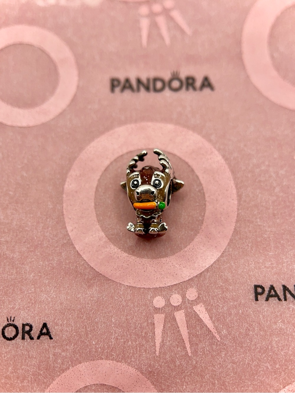 Pandora Disney Frozen Sven Reindeer Enamel Charm